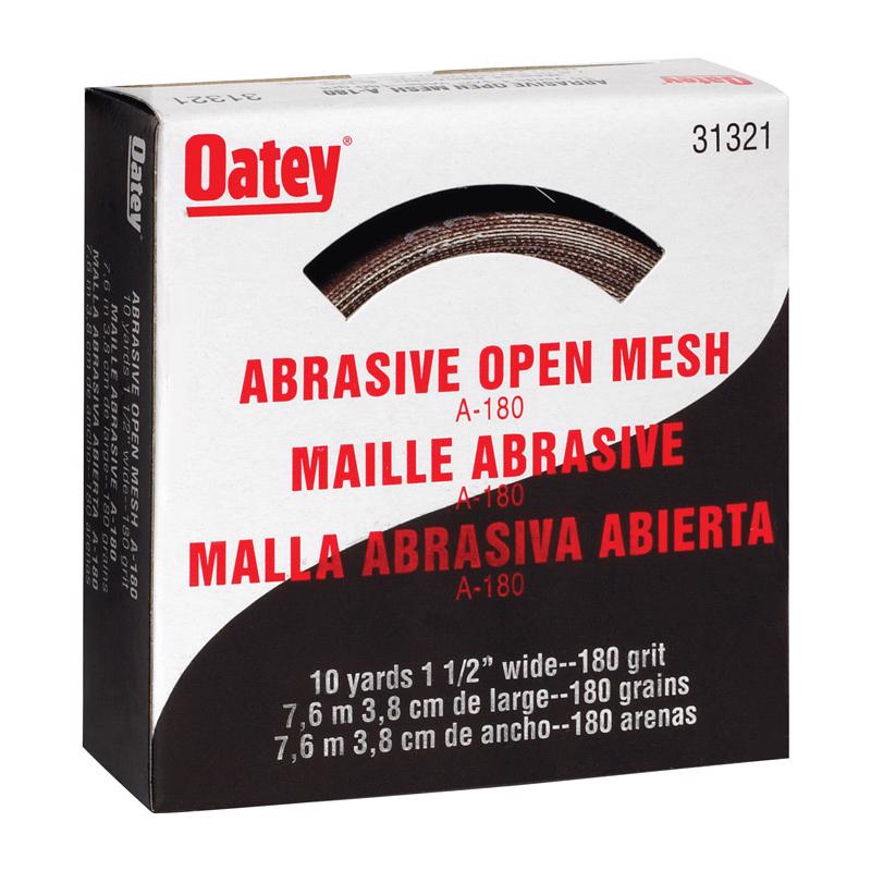 Oatey 31321 180 Grit Open Mesh, 1.5" x 10 yd.