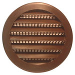 Maurice Franklin Louver 3" Rnd Plst Screen Louver Brn PLB-100 3"