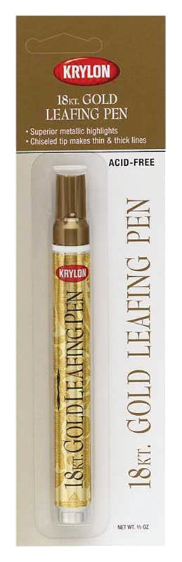 Krylon K09901A00 Leafing Pen, Gold, .33 Ounce, 1 Count (Pack of 1)
