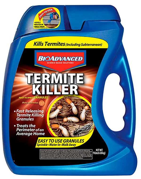 BioAdvanced Termite Killer, Home Perimeter Treatment, Ready-to-Spread Granules, 9 Pounds 700350A