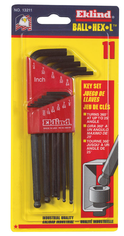 Eklind 13211 11 Piece Hex Key Set