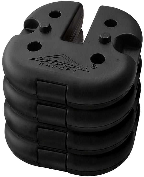 Seasonal Trends Caravan Canopy Sports 10001200011 Caravan Weight Plates, Black
