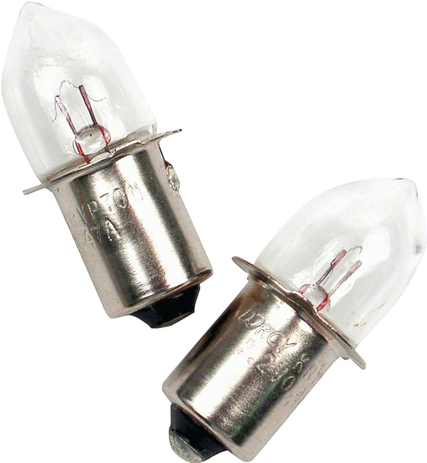 Dorcy 2C/2AA-2.2-Volt, 0.47A Bayonet Base Krypton Replacement Bulb, 2-Pack (41-1662)