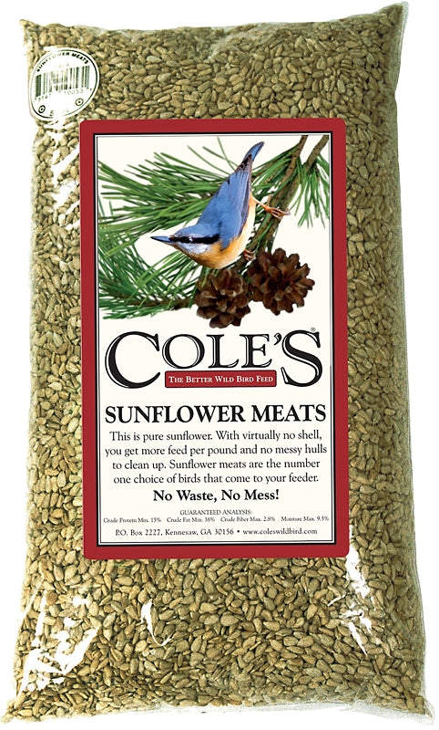 Cole's SM05 Sunflower Meat Bird Seed, 5-Pound