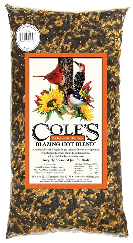 COLES WILD BIRD PRODUCTS Blazing Hot Blend, 160 OZ BH10