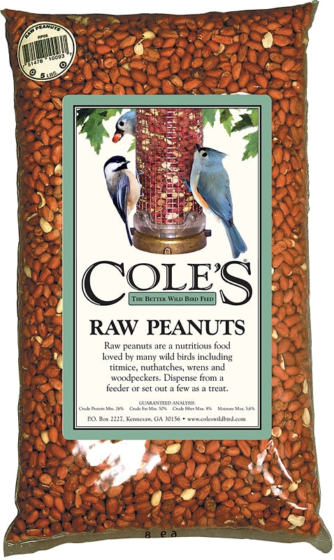 Cole's RP10 Raw Peanut Bird Food, 10-Pound
