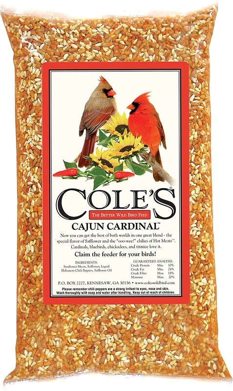 Cole's CB20 Cajun Cardinal Blend Bird Seed, 20-Pound