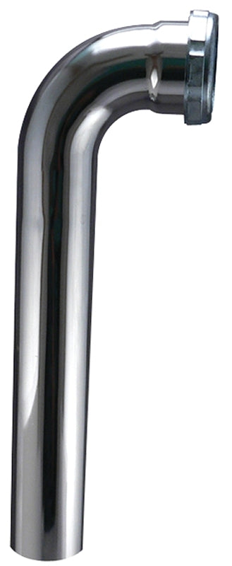 Plumb Pak PP16-7CP Waste Drain Tube, 1-1/2 in Slip/Direct, 7 in L, 22 Ga Wall Thickness, Chrome Plated, x 7"