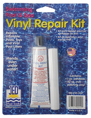 JED Pool Tools 35-242 Pool Liner Repair Kit, 1 Oz. Tube, 42 Sq. in. Patch
