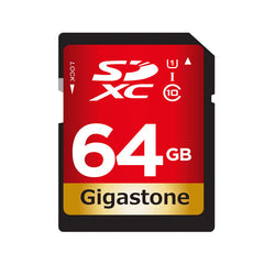 Gigastone GS-SDXC80U1-64GB-R Prime Series SDXC Card (64GB) GS-SDHC80U164G