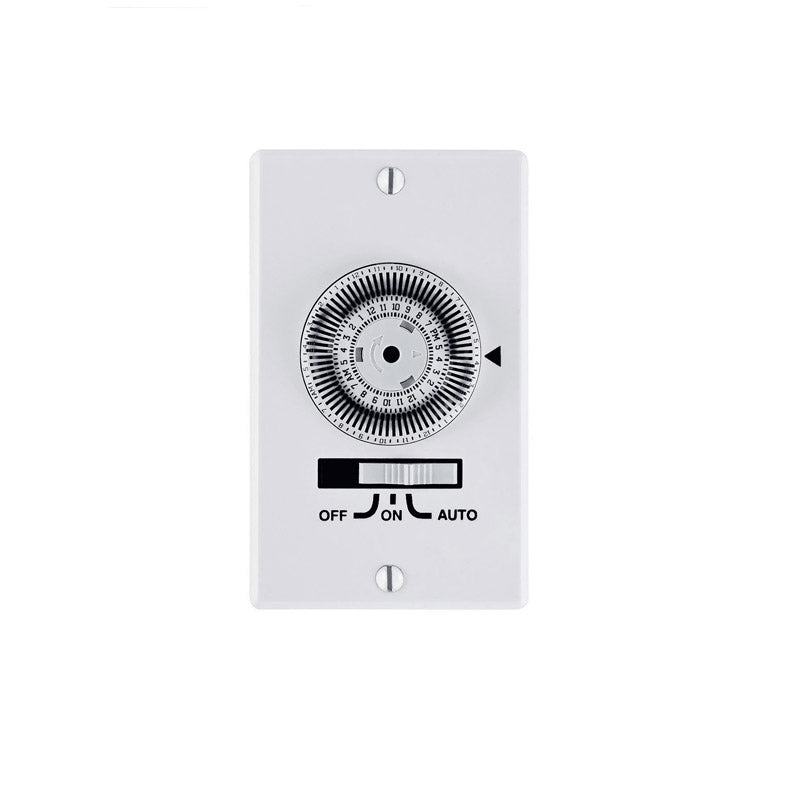 Prime Indoor 24 Hour Mechanical Timer 120 Volt White