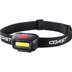 COAST FL13 250 Lumen Dual Color (White & Red) LED Headlamp, Batteries & Hard Hat Clips Included 21597