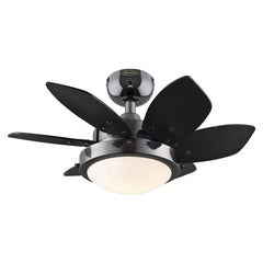Westinghouse 7224600 Quince ceiling fan, Black