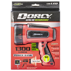 Dorcy Ultra USB Rechargeable 1, 300 lm Spotlight, black (DCY414356)
