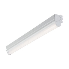 Metalux Cooper Lighting Lighting 2ST1L1040R 2' 1 Lamp LED Strip Light with Circular Lens White