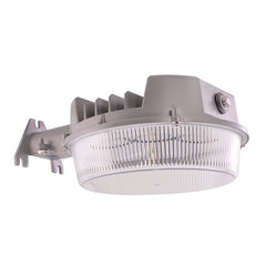 HALO Outdoor Dusk to Dawn LED Wall Light - Area, Street, Garage, Parking Lot, Barn, Security Light - 4000 Lumens ALB4A40GY
