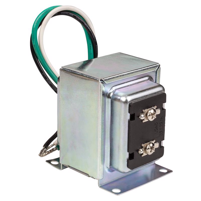 16VAC/30VA Lock Nut Wired Transformer Compatible with Most Smart Video Doorbells and Any Wired Chimes and Buttons