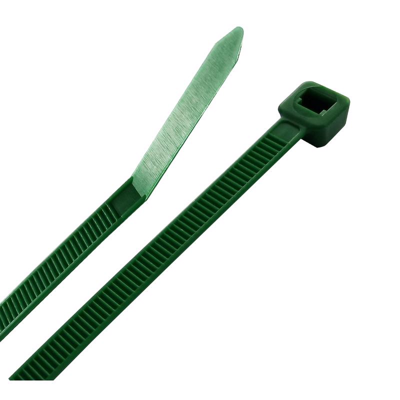Steel Grip 3004675 8 in. Cable Tie44; Green - Pack of 100