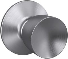 Schlage F10 V BEL 626 Bell Door Knob, Hall & Closet Passage Lock, Satin Chrome