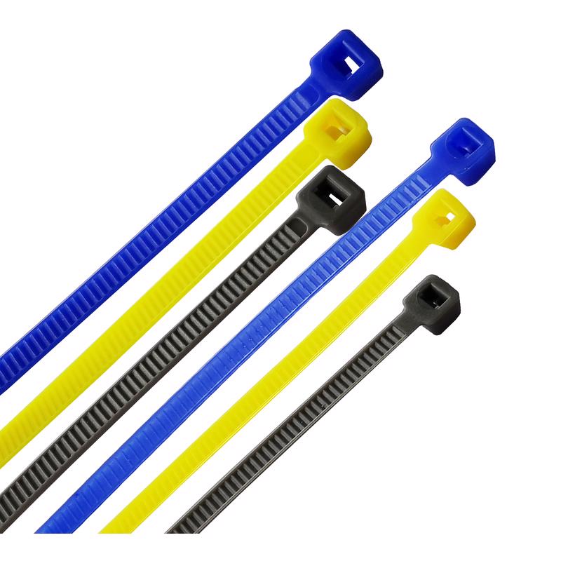 Steel Grip 3004693 4 & 8 in. Cable Tie44; Assorted Color - Pack of 200