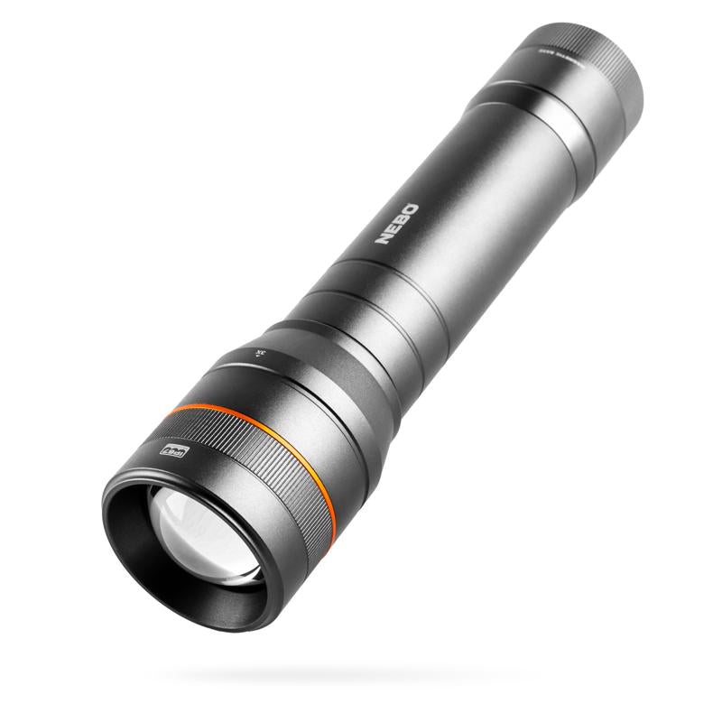 NEBO NEWTON 1500 Battery Powered Portable Flashlight | 1500 Lumens, 4 Light Modes, Handheld LED Flashlight for EDC & Emergencies, Powerful Magnetic Base, Waterproof, Includes 6x AA Batteries