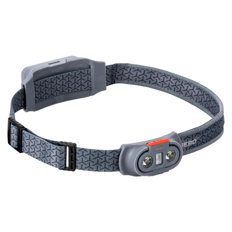 NEBO Einstein Powerful 500 Lumen Headlamp, Compact Low-Profile Headlamp with 5 Light Modes