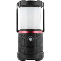 COAST EAL22 1250 Lumen Dual Color LED Emergency Light, Storm Proof, Power Bank, Durable for Outdoor & Survival - Compatible with 3 x D Batteries or ZX1010 Rechargeable Battery, Black 30132