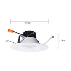 Satco S11801R1 Nuvo recessed lighting retrofit kit, White