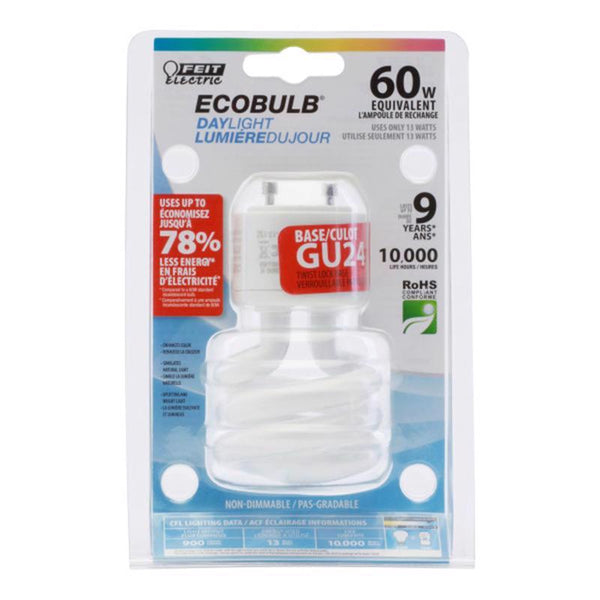 Feit Electric CFL GU24 Twist 2700K 13W BPESL13TGU24CAN