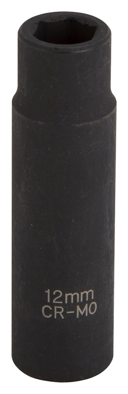 MINTCRAFT MT6580210 1/2-Drive Deep Impact Socket, 12Mm