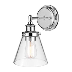 Globe Electric Parker 1-Light Chrome Wall Sconce - Case of: 1 51555