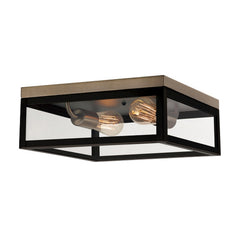 Globe Electric 65919 Verona Ceiling Light Dark Bronze