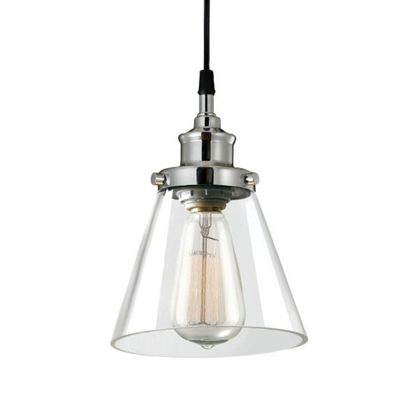 Globe Electric Parker Chrome 1 Lights Pendant Light - Case of: 1 60946