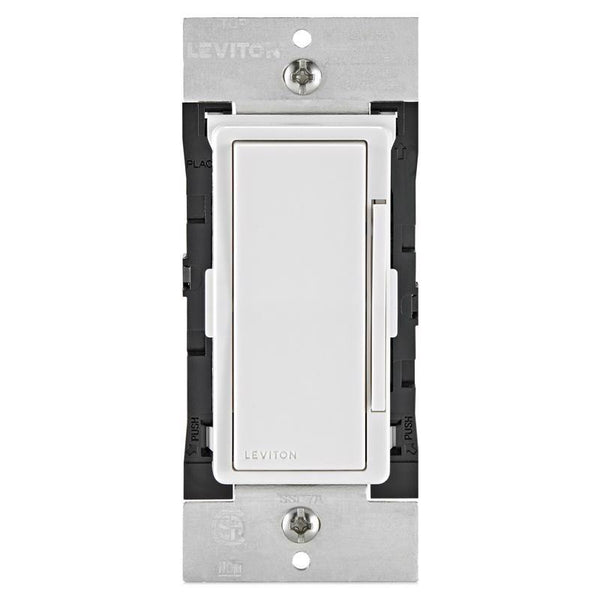 Leviton Decora Smart Fan Speed Controller, Wi-Fi 2nd Gen, Neutral Wire Required, Works with My Leviton, Alexa, Google Assistant, Apple Home/Siri & Wired or Wire-Free 3-Way, D24SF-1RW, White