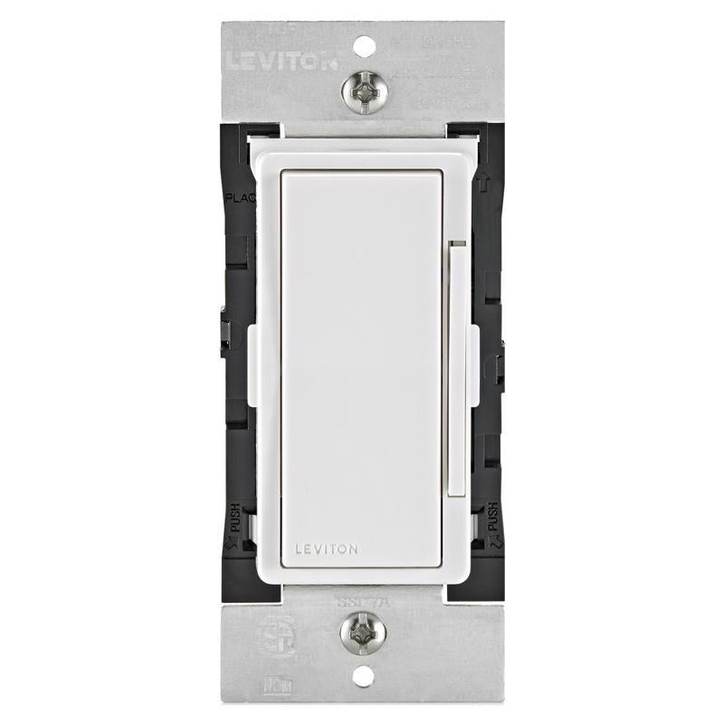 Leviton Decora Smart Fan Speed Controller, Wi-Fi 2nd Gen, Neutral Wire Required, Works with My Leviton, Alexa, Google Assistant, Apple Home/Siri & Wired or Wire-Free 3-Way, D24SF-1RW, White