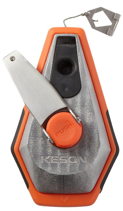 Keson K3XPRO Precision String Chalk Line Reel with 3X1 Rewind, 100-Foot