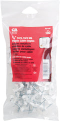 Gardner Bender 3/4 in. W Plastic Insulated Cable Staple 100 pk PS-175ZN (4-Pack)