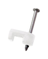 GB Gardner Bender PSW-160 3/16" White Low Voltage Plastic Staples 100 Count