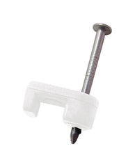 GB Gardner Bender PSW-160 3/16" White Low Voltage Plastic Staples 100 Count