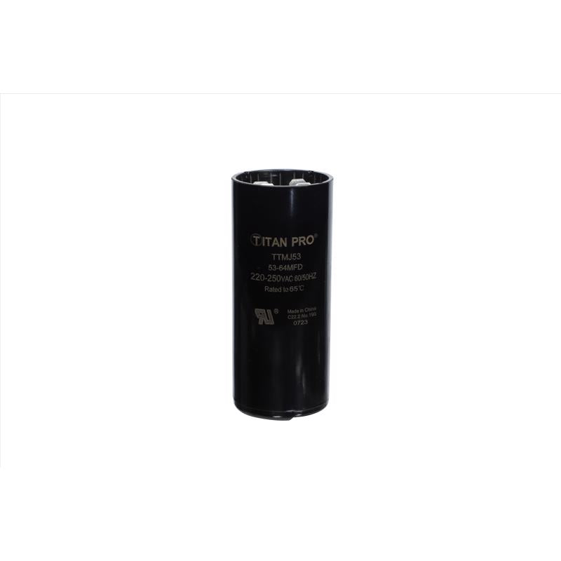 Titan TTMJ53 Round Start Capacitor 53-64 MFD 250 V