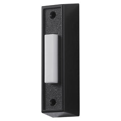 Heath Zenith 18000221 Doorbell Pushbutton, Black/White