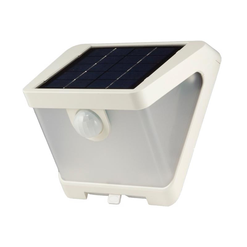 HALO OutdoorSolar Wedge LED Security Flood Light with Motion Sensor -500Lumens -White (SWL0540W)