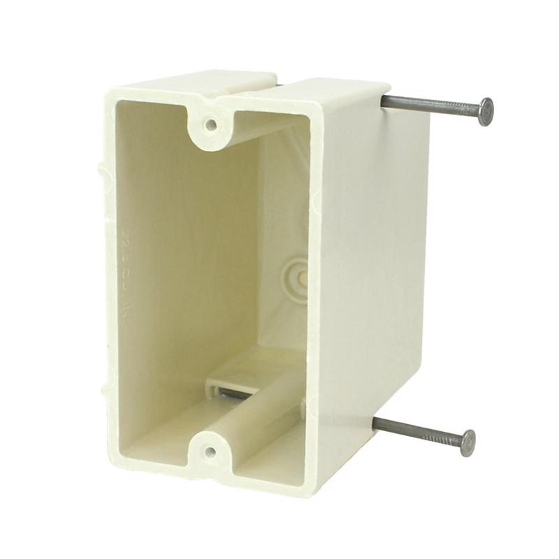 FiberglassBox 1-Gang 22-1/2 cu. in. New Work Switch or Receptacle Box