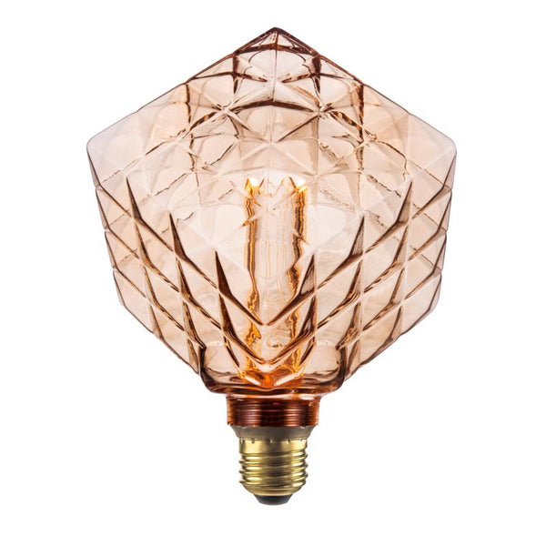 Globe Epoque Luxury 3.5W Amber Glass Finish LED Light Bulb 14000231