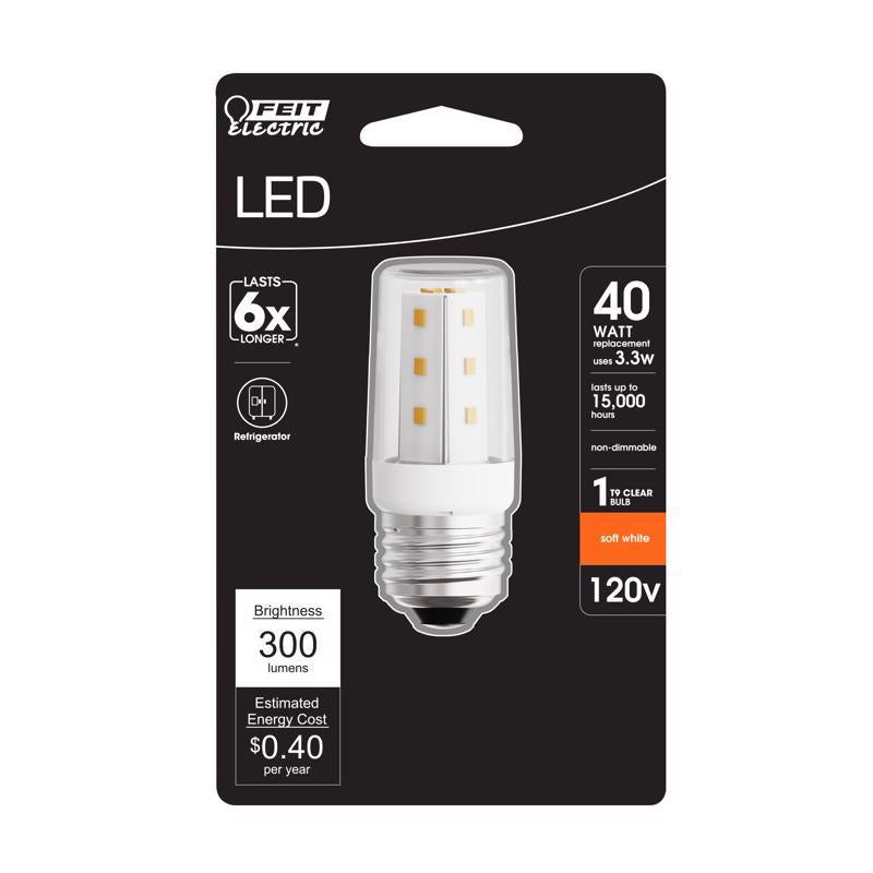 Non-Dimmable T9 LED Appliance, 3.3W (40W Equivalent), Soft White (2700K), E26 Base - Feit Electric