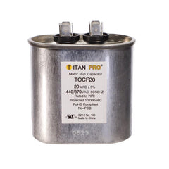 Titan Pro TOCF20 Oval Run Capacitor