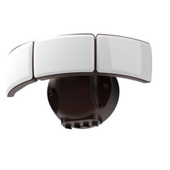 Feit Electric 10.5in Triple-Head Security Flood Light, 5000 Lumens, Adjustable White 2700K-6500K, Microwave Motion Sensor, Dusk-to-Dawn Photocell, Lumen Select, S10.5TFL/5CCT/MM/BZ S10.5TF5CCTMMBZ