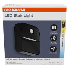 Sylvania 66942 stair light, Black