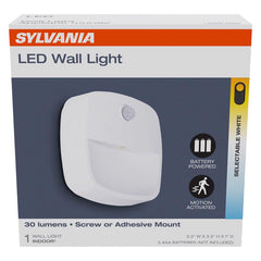 Sylvania 66944 security wall light, White