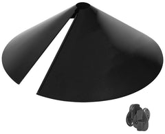 More Birds Squirrel-X Wrap Around Metal Squirrel Baffle Protects Bird Feeders From Squirrels, 18-Inch 38023